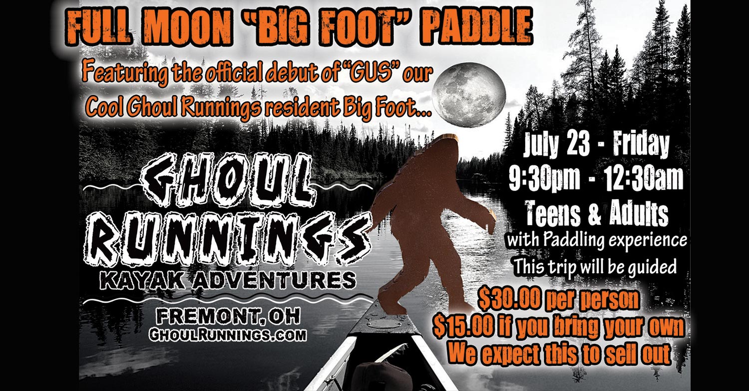 Ghoul Runnings - Kayak Adventures Fremont, OH
